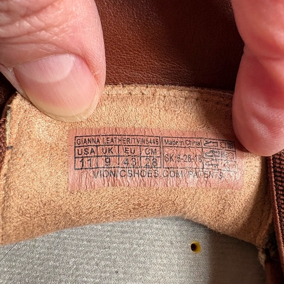 Vionic Brown Leather Slip-On Loafers - Picture 4 of 9